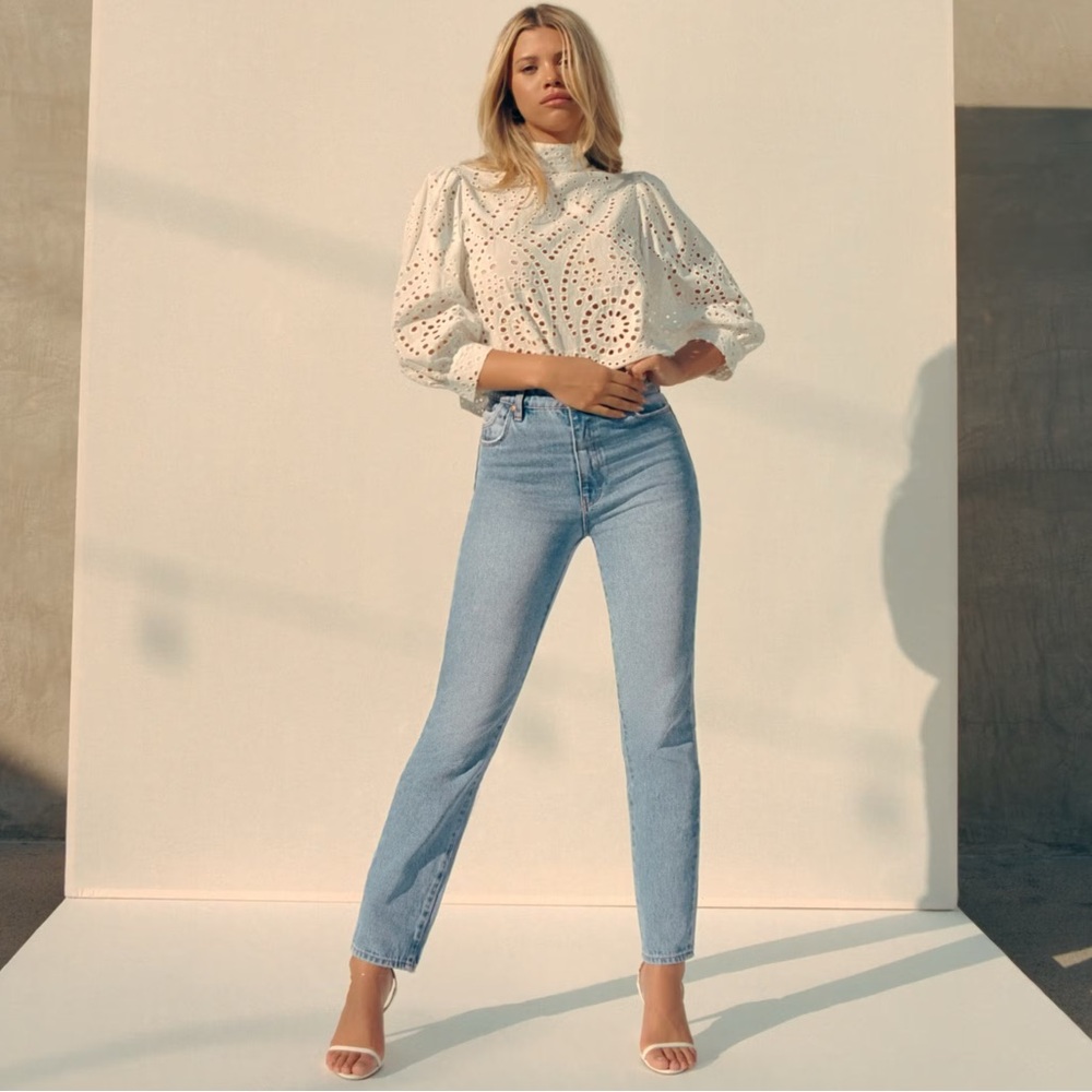 Rolla’s x Sofia Richie Dusters Jeans Old Stone High Rise Cigarette Leg Size 26
